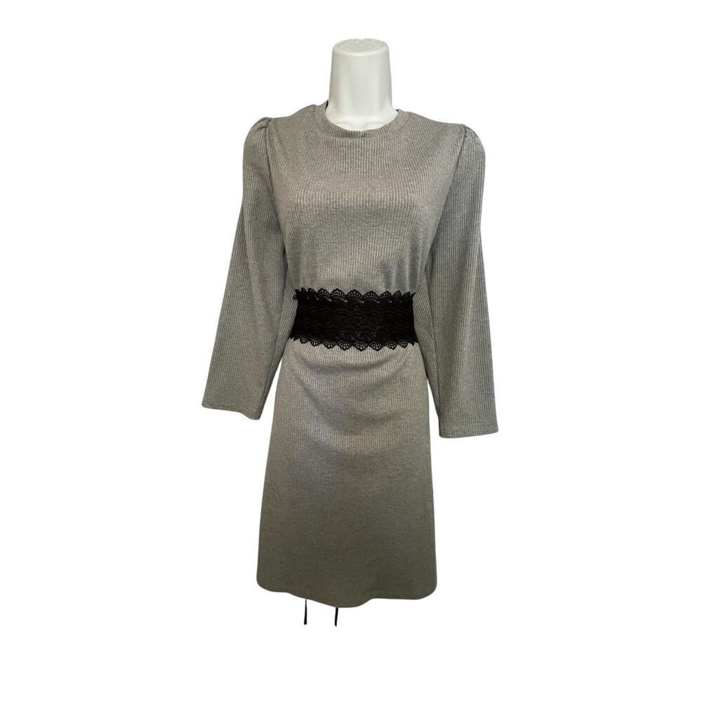 Gap Ribbed Long Sleeve Grey Tunic Women’s Size XL Tall